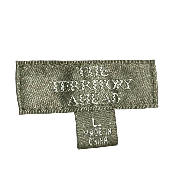 The Territory Ahead Womens Beige Suede Hooded Jacket L With Full Zipper Closure - Picture 4 of 9